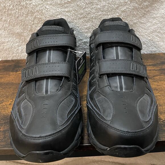 SKECHERS Afterburn Mens 15 Sneakers Athletic Work Shoes Memory Fit NEW Wide Fit - Picture 6 of 14